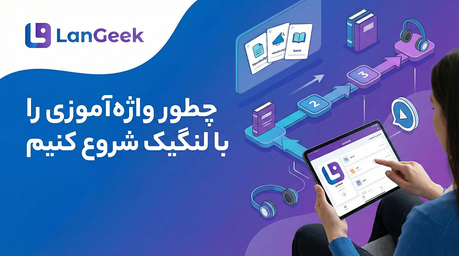 چطور واژه اموزی را با لنگیک شروع کنیم